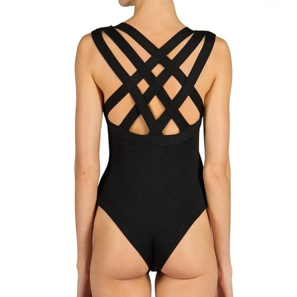 Egrey Trancado Bodysuit Criss-Cross Back S-M, 6-8